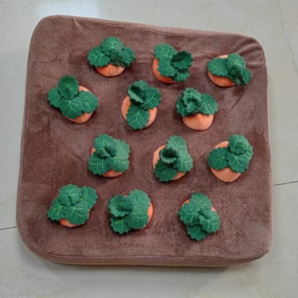 Pet Dog Toys Carrot Plush Toy Vegetable Chew Toy For Dogs Snuffle Mat For Dogs Cats Durable Chew Puppy Toy Dogs Accessories - Image 8