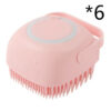 Silicone Dog Bath Massage Gloves Brush Pet Cat Bathroom Cleaning Tool Comb Brush For Dog Can Pour Shampoo Dog Grooming Supplies - Image 7