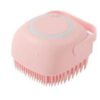 Silicone Dog Bath Massage Gloves Brush Pet Cat Bathroom Cleaning Tool Comb Brush For Dog Can Pour Shampoo Dog Grooming Supplies - Image 2