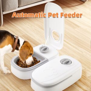 Automatic Pet Feeder | Smart Food Dispenser For Cats Dogs | Timer Stainless Steel Bowl Auto Dog Cat Pet Feeding Pets Supplies | Food Dispenser for Cats & Dogs | Auto Feeding Pet Supplies