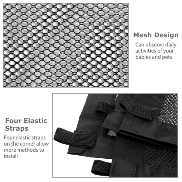 Portable Pet & Baby Safety Gate – Mesh Guard Barrier for Doors & Stairs | Magic Fence for Dogs & Cats - Image 6