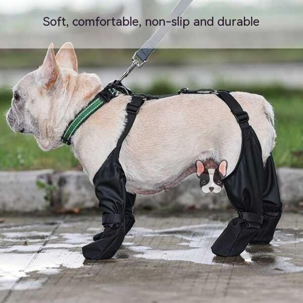 Waterproof Dog Shoes Adjustable Dog Boots Pet Breathbale Shoes For Outdoor Walking Soft French Dog Shoes Pets Paws Protector Pet Products - Image 10