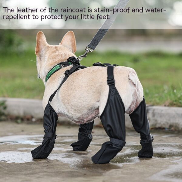 Waterproof Dog Shoes Adjustable Dog Boots Pet Breathbale Shoes For Outdoor Walking Soft French Dog Shoes Pets Paws Protector Pet Products - Image 4