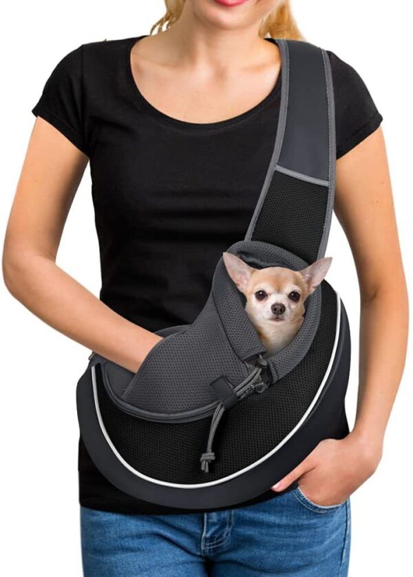 Portable Pet Carrier Bag for Cats & Small Dogs – Breathable, Lightweight, Crossbody Travel Sling for Women (Outdoor Use) - Image 6