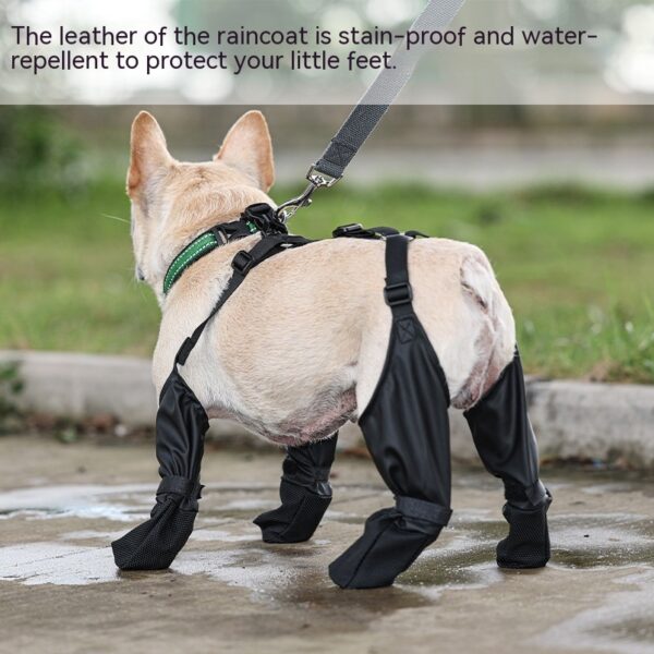 Waterproof Dog Shoes Adjustable Dog Boots Pet Breathbale Shoes For Outdoor Walking Soft French Dog Shoes Pets Paws Protector Pet Products - Image 6