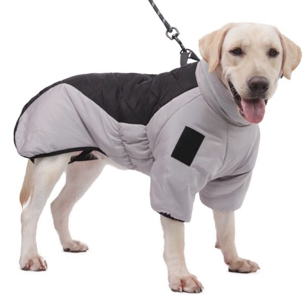 Waterproof Winter Dog Coat – Warm Padded Jacket for Medium & Large Dogs | Labrador Pet Vest for Cold Weather - Image 9