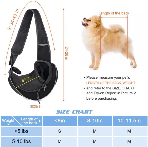 Portable Pet Carrier Bag for Cats & Small Dogs – Breathable, Lightweight, Crossbody Travel Sling for Women (Outdoor Use) - Image 4