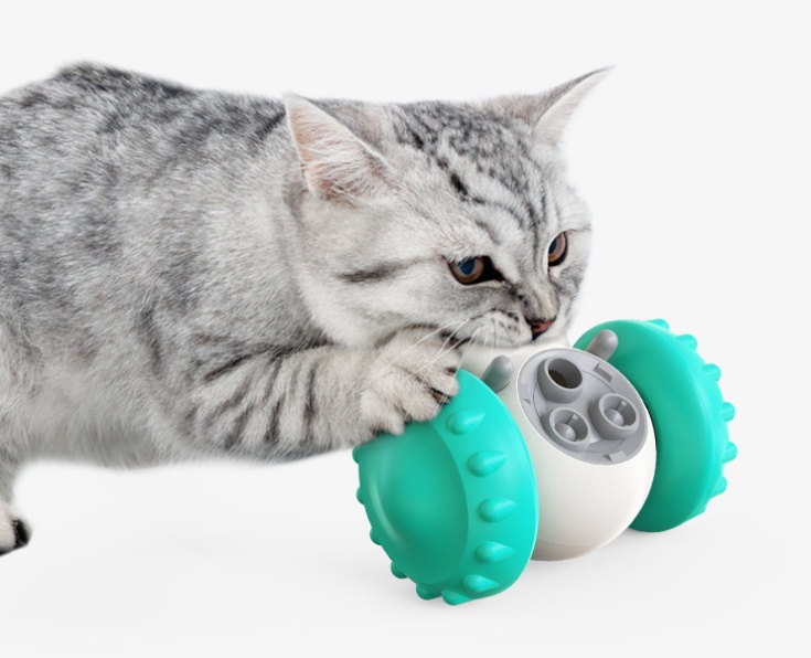 PetBites Cat & Dog Interactive Slow Feeder Toy Car  Smart Balance Food Dispenser for Pets - Image 6
